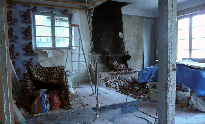 Rehabilitation d'un appartement avant travaux dans le var